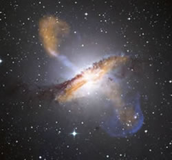 A Black Hole overflowing from Galaxy Centaurus A